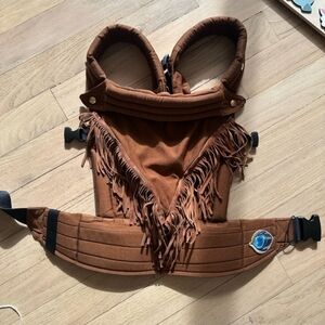 Brown Kids Carrier with Fringe
